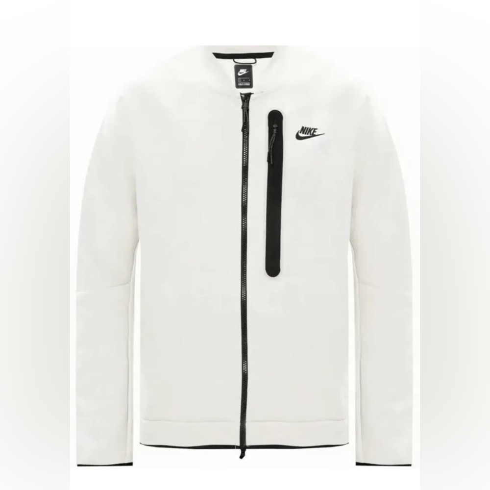 Nike Sportswear Tech Fleece Full Zip Bomber Jacket Light Bone sz. L